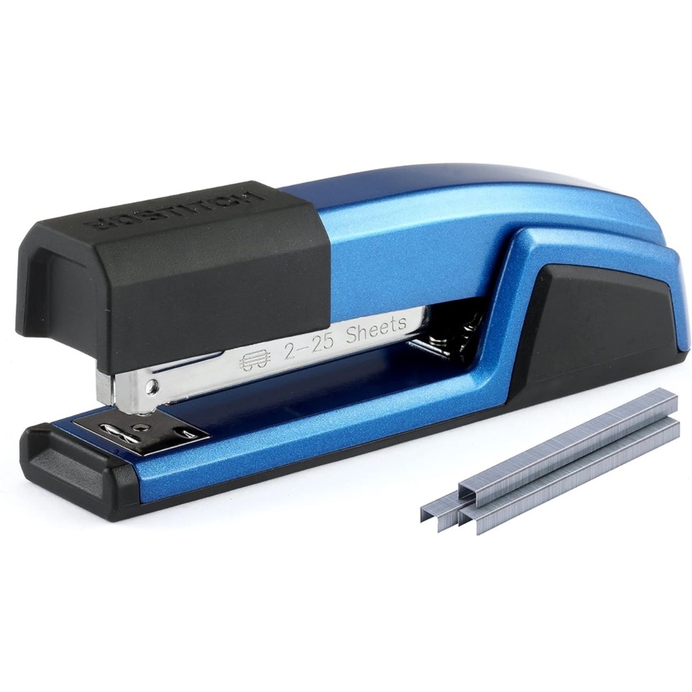 Bostitch Epic Stapler 25-Sheet Capacity Ice Blue Metallic B777- new